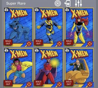 Xmen Retros 1st Print Complete Set With Award Topps Marvel Collect