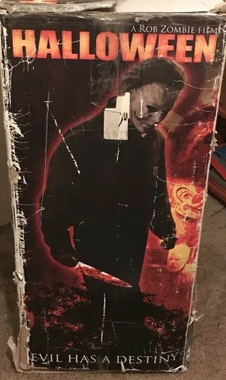 Life - size Michael Myers Animated Prop with knife attack and theme song W Box 11