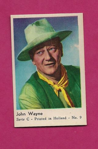 Rare 1960s John Wayne Serie C Gum Ex - Mt Card (inv A2014)
