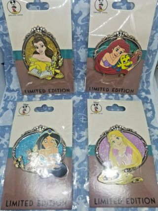 Dec Disney Princess And Friends Gold Frame Set Series 2 Le 200 Pin