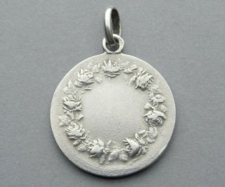 French,  Antique Religious Silver Pendant.  Alphonsus Liguori.  By Tricard. 4