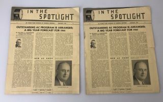 Ac Spark Plug General Motors Newsletter 1941 Chicago Sales Personnel Spotlight