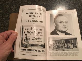75th Anniversary 1958 Hoven South Dakota History 7