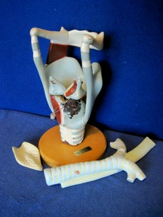 Vintage Denoyer - Geppert Co Biocraft Anatomical Model Throat Larynx