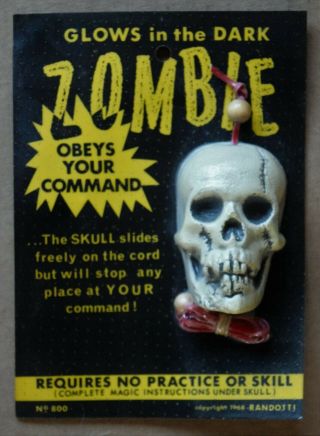 Vintage Randotti Zombie Skull 800