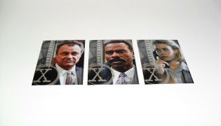 2005 Inkworks X - Files Connections Box Loader Chase Set Of 3 Cards