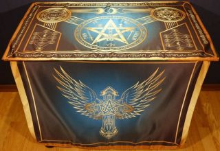 Altar Of Ceremonial Magic Or Classic Magic Altar Blue