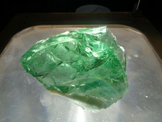 Andara Crystal Glass 500 Grams E37 Limey Green Monatomic