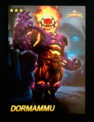 Marvel Contest Of Champions Dave And Busters Cards - Dormammu 7/75 (non - Foil) Rare