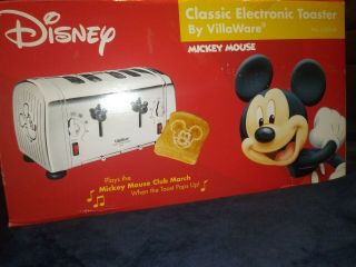 Villaware 4 Slice Musical Mickey Mouse Toaster