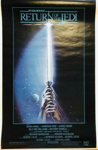 Star Wars,  Return Of The Jedi Film Poster 1983 Us,  One Sheet,  Unfolded.