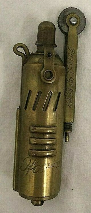 Vintage Trench Lighter Made In Austria 2 3/4 " Cigarette