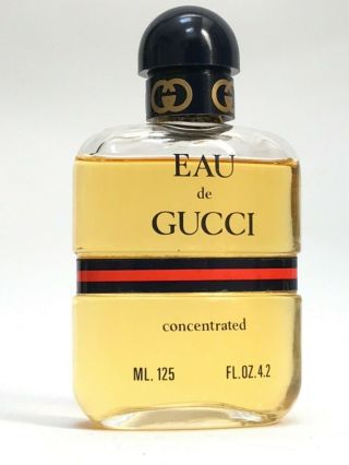 Men Eau De Gucci Pour Homme Eau De Toilette 125 Ml Rare Vintage Perfume 4.  2 Fl.
