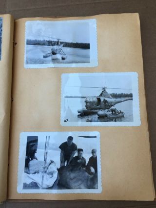 1954 Alaska Trip Photo Album Dog Sled Racing,  Fur Rendezvous Program Anchorage 6