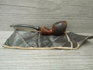 Bari Special Handcut Briar Wood Tobacco Pipe With Pouch Made In Denmark