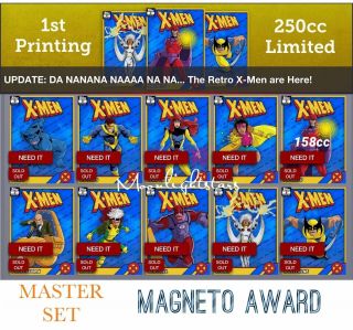 Topps Marvel Collect - Retro X - Men 1st Printing Magneto Master Set Digital