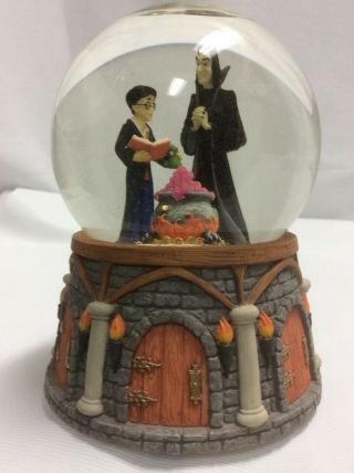 2001 Enesco Harry Potter Musical Snow Globe Hungarian Dance 5 Snape And Harry
