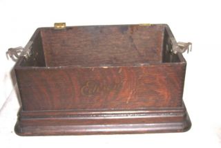 Edison Standard Phonograph Case Bottom,  Model D,  E And F