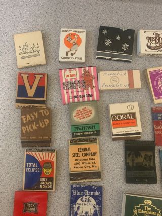 100,  Vintage Matchbooks (War Advertisement,  Automobilia,  Whiskey,  Playboy,  Etc 2