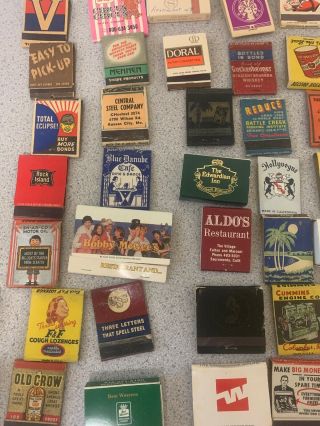 100,  Vintage Matchbooks (War Advertisement,  Automobilia,  Whiskey,  Playboy,  Etc 7