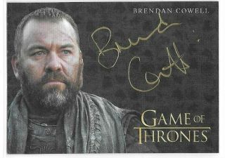 Brendan Cowell As Harrag 2019 Game Of Thrones Inflexions Auto Autograph Gold