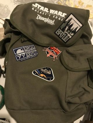 Disneyland Star Wars Galaxy’s Edge Resistance Back Pack and gifts 10