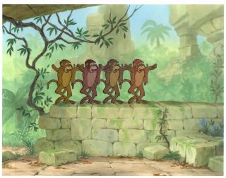 Walt Disney The Jungle Book Cel 1967 Le Livre De La Jungle Cellulo