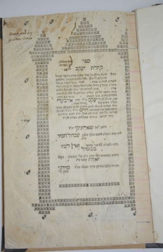 1799 Rare Book Judaica Hebrew Antique Saloniki קהלת יעקב אלבעלי שאלוניקי
