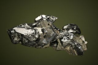 Acanthite with Polybasite Proano Mine,  Fresnillo,  Zacatecas,  Mexico 905041 3