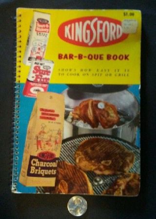 1956 Vintage Kingsford Bbq Cook Book - Great Father 