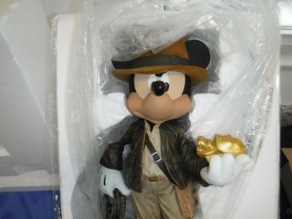 Disney Figure Mickey Mouse as Indiana Jones Big Fig Statue 2