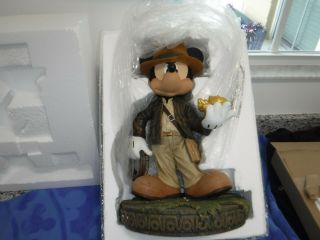 Disney Figure Mickey Mouse as Indiana Jones Big Fig Statue 3