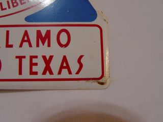 San Antonio Texas Home Of The Alamo Cradle Of Liberty License Plate Topper 3