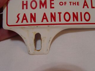 San Antonio Texas Home Of The Alamo Cradle Of Liberty License Plate Topper 4