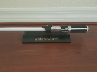 2007 Master Replicas Darth Vader lightsaber with display stand 3