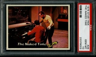 1976 Topps Star Trek - The Naked Time - Psa 10 Gem - Pop 7
