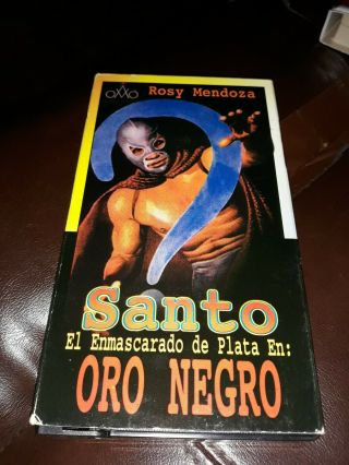 Santo El Oro Negro Vhs 1980s Pelicula Mexicana