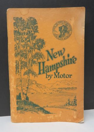 1927 Hampshire By Motor Illustrated Touring Travel Guide Map Hunt Old Man