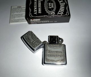 Zippo lighter Jack Daniels Tennessee Whiskey Old No.  7 emblem Made in USA 5