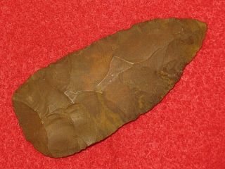 Authentic Native American Artifact Arrowhead 3 " Arkansas Knife / Blade X17