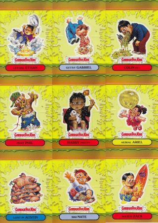 Garbage Pail Kids Ans 3 2004 Complete Pop - Ups Insert Card Set 1 To 10