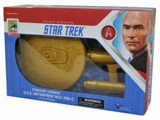 Sdcc 2019 Diamond Select Star Trek Starship Gold San Diego Exclusive In Hand