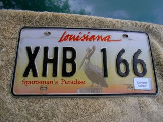 Louisiana Pelican License Plate