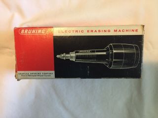 Vintage Charles Bruning Co.  Electric Drafting Eraser Model 87 - 200