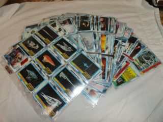 1980 Topps Star Wars Empire Strikes Back Series 2 Cards Complete Set Nm,