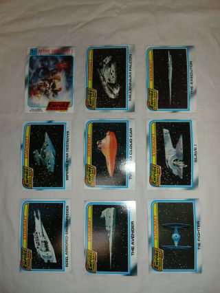 1980 Topps Star Wars Empire Strikes Back Series 2 Cards Complete Set NM, 2