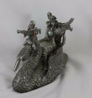 Rawcliffe Pewter Swan Princess Jester In Search Of A Prince Fantasy Jewels