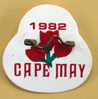 1982 Cape May Nj Seasonal Beach Tag / Badge