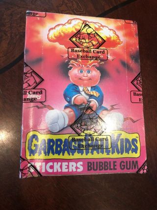 1985 Garbage Pail Kids 1st Series 1 Bbce Full Box.  25 48 Wax Packs Os1
