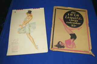 1946 Esquire Vargus Girls Calendar Pin - Up 12 Sexy Centerfolds Complete,  Envelope